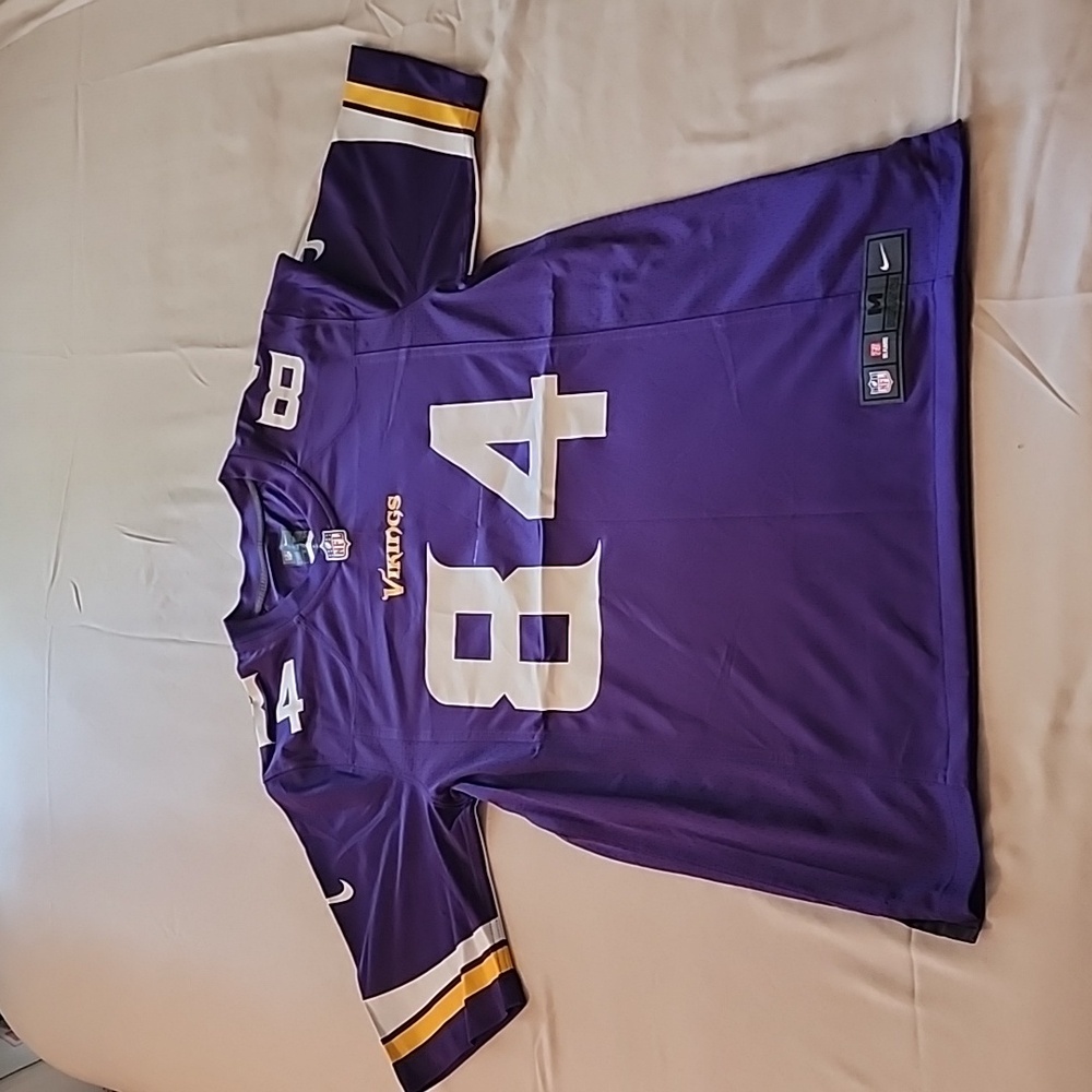 Men's Nike Randy Moss Purple Minnesota Vikings Game Retired Player Jersey Medium